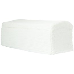 Papierowy ręcznik ZZ, 230 x 250mm, biały, 3200szt. dwu warstwowe