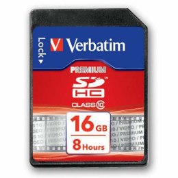 Verbatim Karta pamięci Secure Digital Card Premium U1, 16GB, SDHC, 43962, UHS-I U1 (Class 10)
