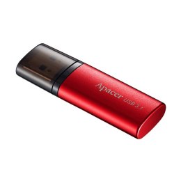 Apacer USB flash disk, USB 3.0, 16GB, AH25B, czerwony, AP16GAH25BR-1, USB A, z osłoną