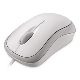 Microsoft Mysz Basic Optical Mouse Mac/Win, 800DPI, optyczna, 3kl., przewodowa USB, biała, klasyczna