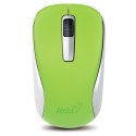 Genius Mysz NX-7005, 1200DPI, 2.4 [GHz], optyczna, 3kl., bezprzewodowa USB, zielona, 1 szt AA