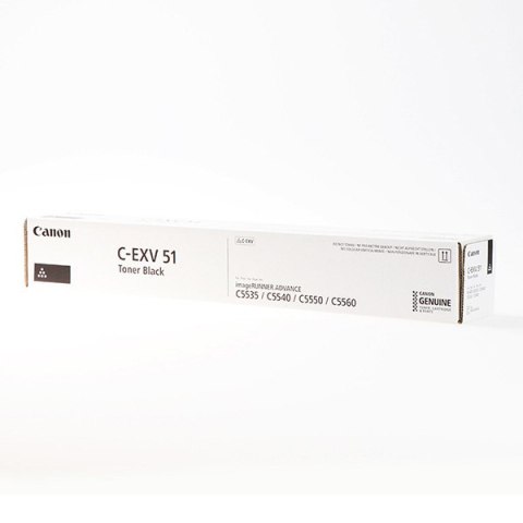 Canon oryginalny toner CEXV51, black, 69000s, 0481C002, Canon iR ADV C5535, C5540, C5550, C5560, O