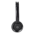 HP DHE-8009 słuchawki z mikrofonem, regulacja głośności, czarna, klasyczna typ 3,5mm jack