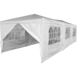 Pawilon ogrodowy namiot imprezowy 9x3m 6 ścian biały