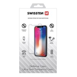 Hartowane szkło ochronne Swissten, pro Jabłko iPhone SE 2020, czarna, Defense glass