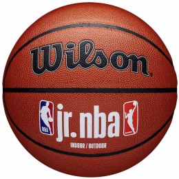 Piłka do kosza Wilson JR NBA Logo Indoor Outdoor brązowa WZ2009801XB7
