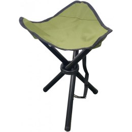 Krzesło wędkarskie turystyczne taboret składany zielone 29x29x35cm