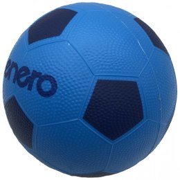 Piłka gumowa nożna 22 cm niebieska