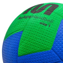 Piłka ręczna Meteor Nuage Junior 1 niebiesko-zielona 10092