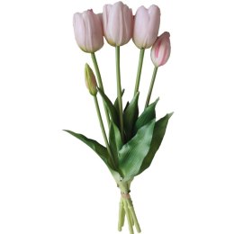 Bukiet tulipanów jasno różowy 40 cm