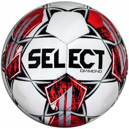 Piłka nożna Select Diamond 4 v23 biało-czerwona 17747