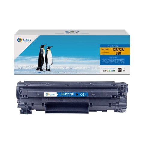 G&G kompatybilny toner z CRG728, CRG128, CRG328, black, 2100s, NT-PC128C, dla Canon MF-4410, 4430, 4450, 4550, 4570, 4580, 4890,