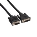 Kabel DVI (18+5) M- VGA (D-sub) M, 2m, czarna