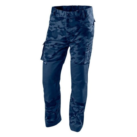 SPODNIE ROBOCZE CAMO NAVY, ROZMIAR XL