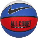 Piłka do kosza Nike Everyday All Court 8P Deflated niebiesko-biało-czerwona N100436947007