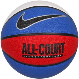 Piłka do kosza Nike Everyday All Court 8P Deflated niebiesko-biało-czerwona N100436947007