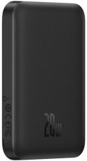 Baseus Magnetic Mini | Power Bank 6000mAh 20W z ładowaniem bezprzewodowym MagSafe BLACK BASEUS