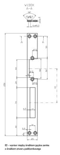 Płaskownik długi HARTTE OK-P4, 3mm, STC, otwarty BIRA