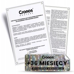Promiennik CGP-900TWP + Wydłużona Gwarancja do promiennika 36msc CRONOS HEATERS