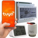 Zestaw do ogrzewania podłogowego WiFi Tuya 4 obiegi z możliwością rozbudowy do 7 TUYA