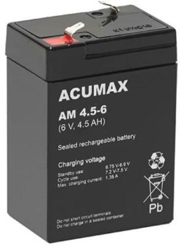 Akumulator ACUMAX serii AM 6V 4,5Ah ACUMAX