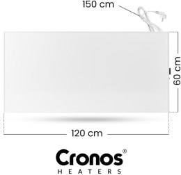 Panel grzewczy IR CRONOS Synthelith PRO CRP-770TWP WHITE TUYA CRONOS HEATERS