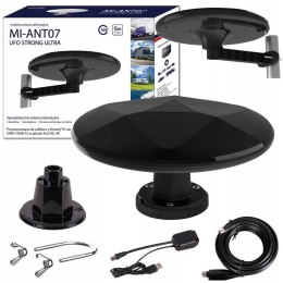 Antena DVB-T2 Mistral MI-ANT07 UFO - CZARNA MISTRAL