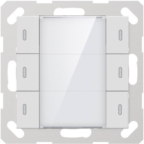 GVS KNX Sensor dotykowy 3-przyciskowy z czujnikiem temp. biały błysz. CHPLE-06/02.1.00 GVS