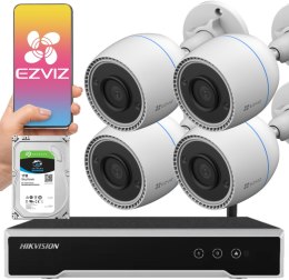 Zestaw monitoringu bezprzewodowego 4 kamery tubowe FullHD WiFi EZVIZ EZVIZ