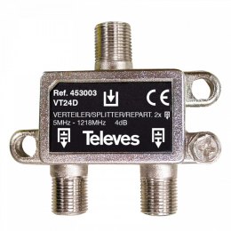 Rozgałęźnik antenowy rtv 2-drożny F2D 453003 TELEVES TELEVES