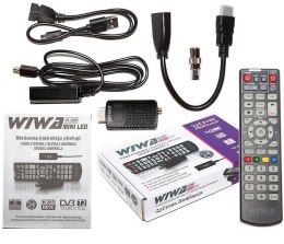 Tuner DVB-T/T2 WIWA H.265 MINI LED WIWA