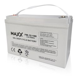 Akumulator żelowy, Maxx DEEP CYCLE 12-FM-100, 100Ah MAXX
