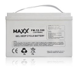 Akumulator żelowy, Maxx DEEP CYCLE 12-FM-100, 100Ah MAXX