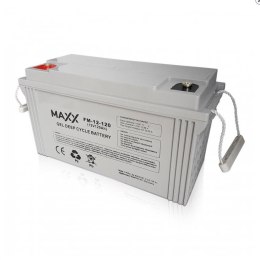 Akumulator żelowy, Maxx DEEP CYCLE 12-FM-120, 120Ah MAXX