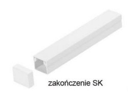 Osprzęt do listew elektroinstalacyjnych, zakończenie BIAŁY SK 20x14 (1szt.) STASIŃSKI