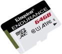 Karta pamięci Kingston High-Endurance microSD 64GB UHS-I U1 24/7 (rejestratory i monitoring) KINGSTON