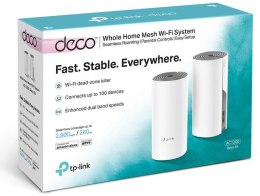 DOMOWY SYSTEM WI-FI MESH TP-LINK DECO E4 (2-pack) TP-LINK