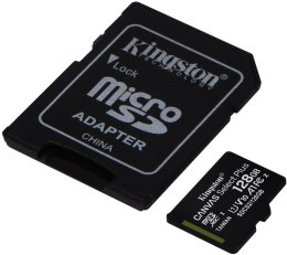Karta pamięci Kingston Canvas Select Plus 128GB 100MB microSDXC CL10 UHS-I Card + SD Adapter KINGSTON