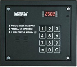 Laskomex CP-2503R czarna Panel audio z czytnikiem kluczy RFID LASKOMEX