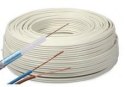 Przewód kabel koncentryczny z zasilaniem do CCTV BIAŁY K60+2x0,5mm2 ELEKTROKABEL 1m ELEKTROKABEL