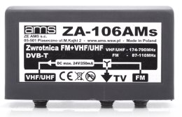 Zwrotnica antenowa AMS ZA-106AMs, FM/VHF+UHF AXING