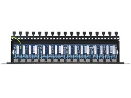 16-kanałowy panel zabezpieczający LAN z ochroną przepięciową PoE EWIMAR PTU-516R-ECO/PoE EWIMAR