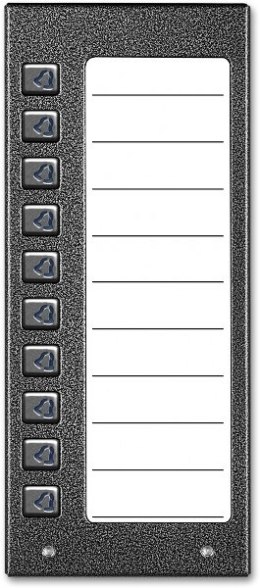ACO CDN-10NP ST Podświetlany panel listy lokatorów z 10 przyciskami ACO