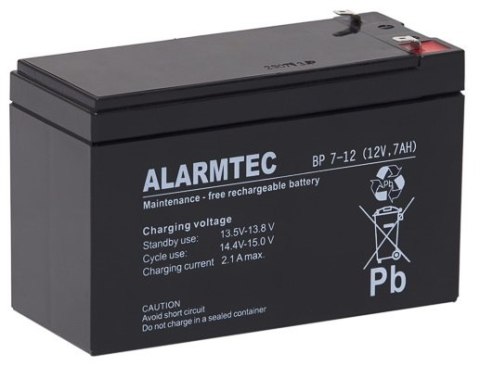 Akumulator ALARMTEC serii BP 12V 7Ah ALARMTEC