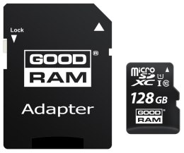 KARTA PAMIĘCI microSD GOODRAM UHS1 CL10 128GB + ADAPTER 100MB GOODRAM