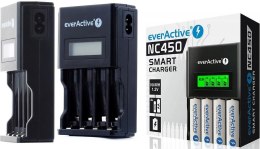Ładowarka procesorowa everActive NC-450 LCD AA/AAA EVERACTIVE