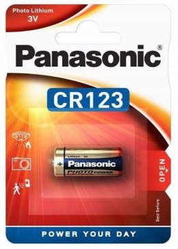 Bateria PANASONIC CR123A (blister 1 szt.) PANASONIC