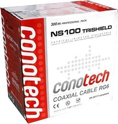 Przewód koncentryczny NS100 Trishield Pull Box- 1m CONOTECH