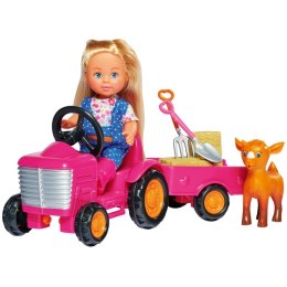 SIMBA Lalka Evi Farmerka z Traktorem