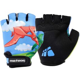 Rękawiczki rowerowe dla dzieci Meteor Dinosaur 23380-23381